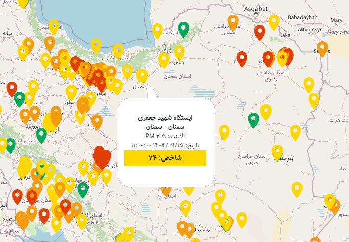 نفس‌های عمیق‌تر در استان سمنان؛ آلودگی هوا قدری فروکش کرد