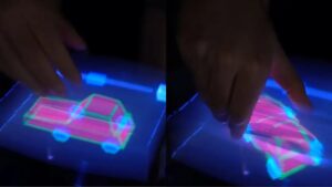 نمایشگر لمسی جدید ابداع شد