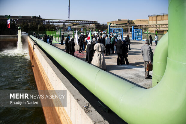 افتتاح پروژه ملی انتقال آب خلیج فارس به فولاد مبارکه اصفهان