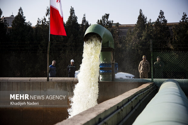 افتتاح پروژه ملی انتقال آب خلیج فارس به فولاد مبارکه اصفهان