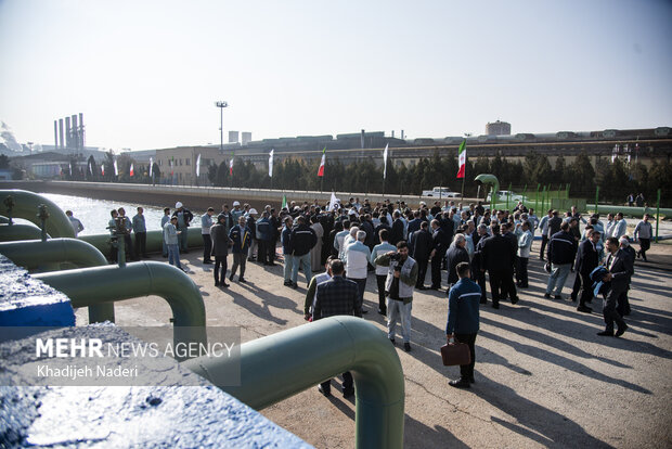 افتتاح پروژه ملی انتقال آب خلیج فارس به فولاد مبارکه اصفهان