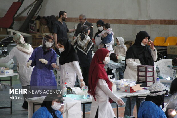 روایت تصویری سلامت و امید؛ اردوی جهادی کمیته امداد در آستارا