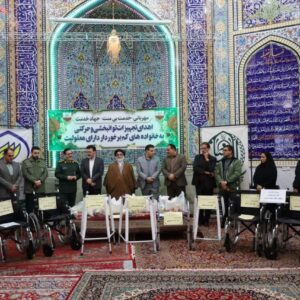 روایت مهربانی در نطنز؛ ۹ وسیله توانبخشی به یاد ۹ شهید اهدا شد