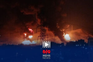 روایتی از لحظه حمله رژیم صهیونیستی به انبار نفت شمالغرب تهران