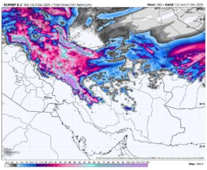 آغاز بارش‌های سنگین تا ساعاتی دیگر؛ ورود دو سامانه بارشی پیاپی به کشور