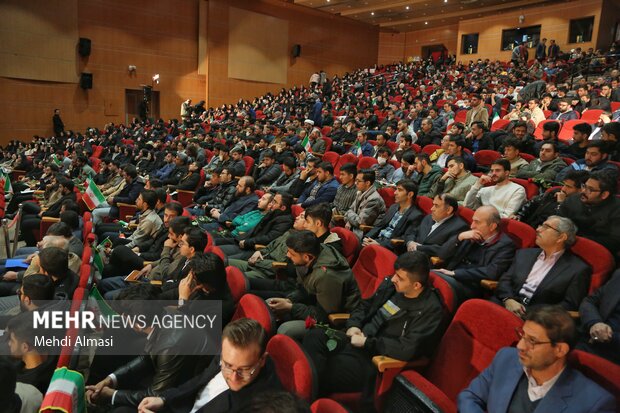 سخنرانی رئیس قوه قضائیه در جمع دانشجویان استان زنجان