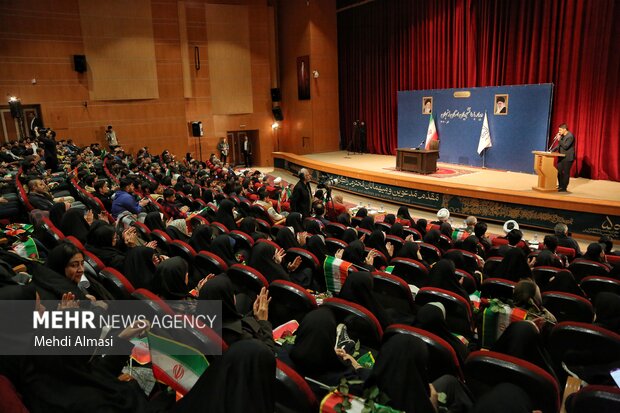 سخنرانی رئیس قوه قضائیه در جمع دانشجویان استان زنجان