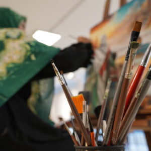 رویداد «باهنران» برگزار شد؛ طرح عشق و تعهد روی بوم!