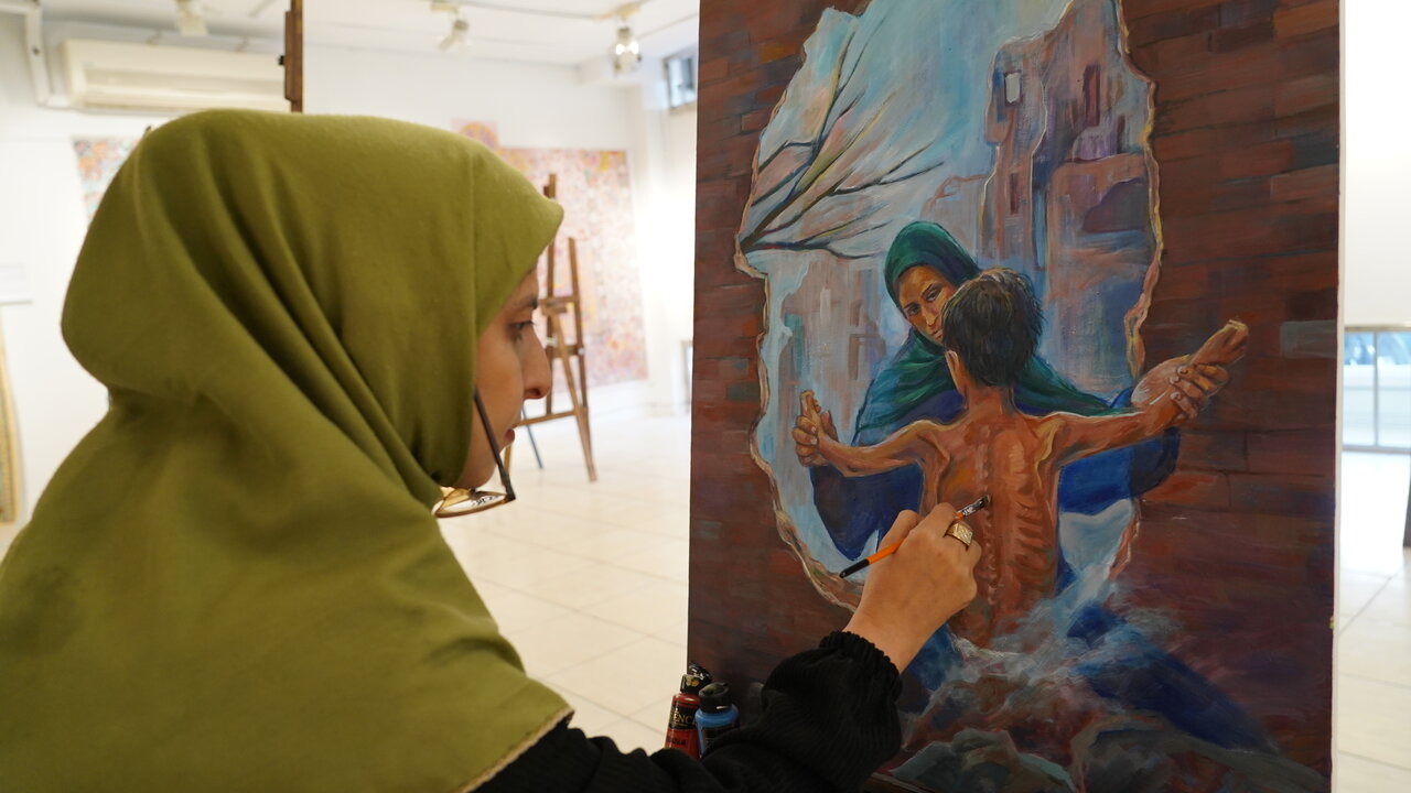 رویداد «باهنران» برگزار شد؛ طرح عشق و تعهد روی بوم!