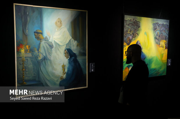 نمایشگاه آثار نقاشی عبدالحمید قدیریان با عنوان نقل «نور آمد»