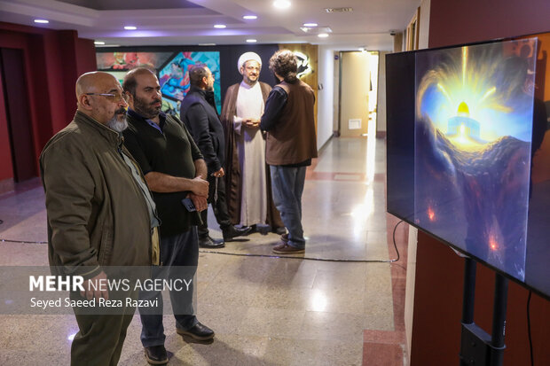 نمایشگاه آثار نقاشی عبدالحمید قدیریان با عنوان نقل «نور آمد»