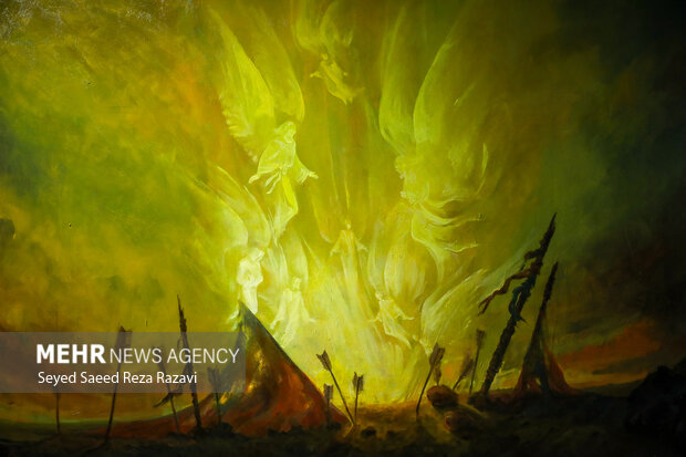 نمایشگاه آثار نقاشی عبدالحمید قدیریان با عنوان نقل «نور آمد»