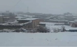 تصاویری از بارش برف در تکاب و سلماس