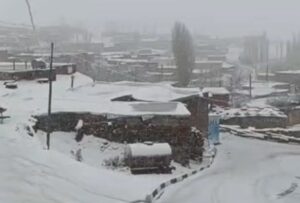 بارش برف در بخش سارال از توابع دیواندره