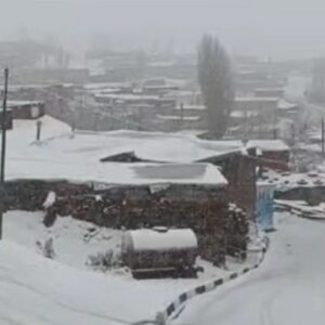 بارش برف در بخش سارال از توابع دیواندره