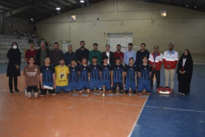 مسابقات فوتسال  «جام مدرسه قهرمان» در شهرستان بهاباد برگزار شد