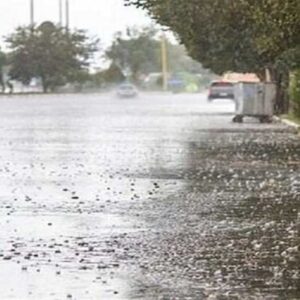 اولین باران پاییزی در شیراز