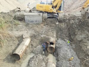 تعمیر خط انتقال آب استان بوشهر تکمیل شد