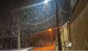 بارش شدید شبانه برف در تکاب