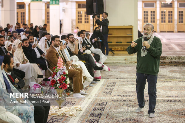 ازدواج دانشجویی در حرم حضرت معصومه(س)