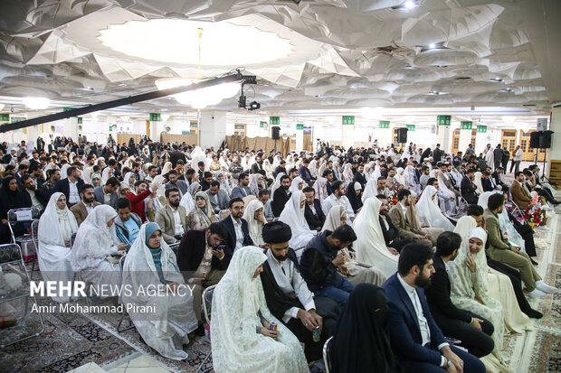ازدواج دانشجویی در حرم حضرت معصومه(س)