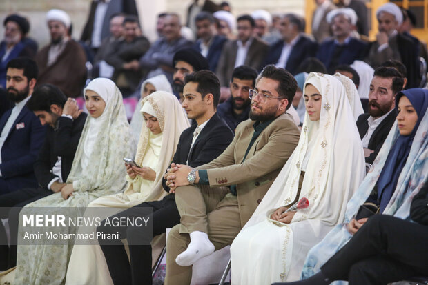 ازدواج دانشجویی در حرم حضرت معصومه(س)