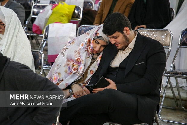 ازدواج دانشجویی در حرم مطهر حضرت معصومه (س)