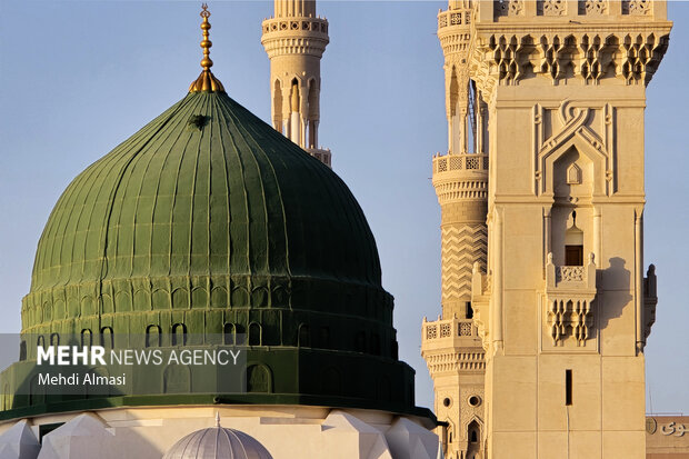 مسجد النبی(ص) در آستانه ولادت حضرت زهرا (س)