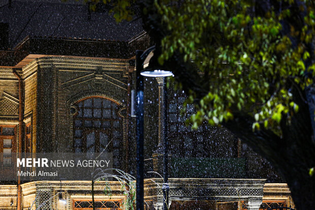 بارش برف در زنجان