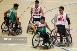 صعود پسران بسکتبال با ویلچر به یک چهارم نهایی به عنوان تیم دوم