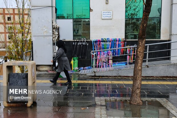 سنندج در آغوش باران؛ پاییزی پر از رنگ و طراوت