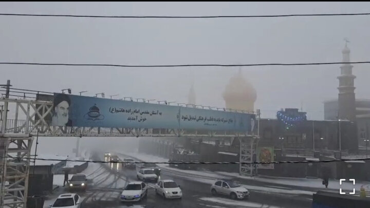 برف و کولاک در محور هراز