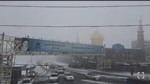 برف و کولاک در محور هراز