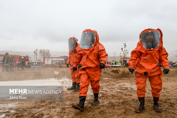 مانور تمام عیار زلزله آذربایجان با نام شهید مهدی زرتاجی