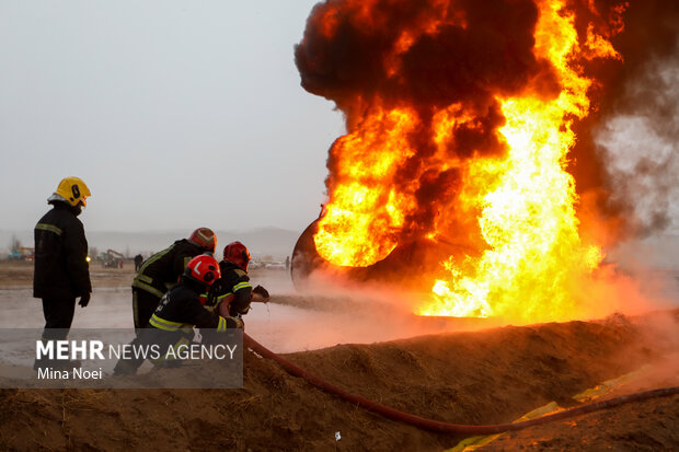 مانور تمام عیار زلزله آذربایجان با نام شهید مهدی زرتاجی