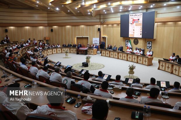 پاسداشت از داوطلبین هلال احمر گیلان