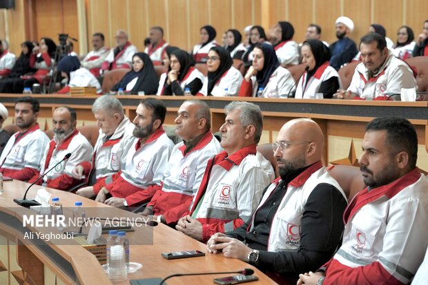 پاسداشت از داوطلبین هلال احمر گیلان