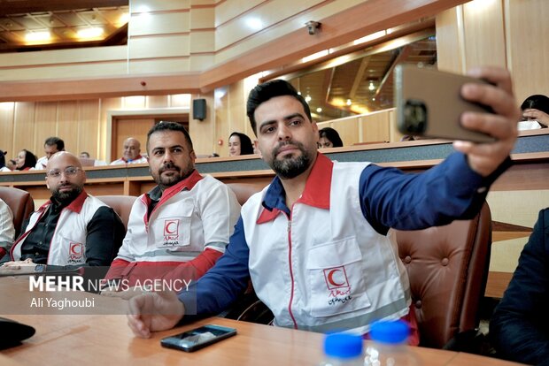 پاسداشت از داوطلبین هلال احمر گیلان