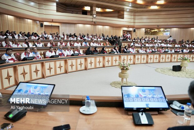 پاسداشت از داوطلبین هلال احمر گیلان