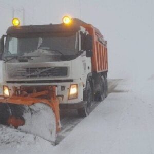 نمک پاشی گردنه نقره کمر در محور تفرش – فراهان