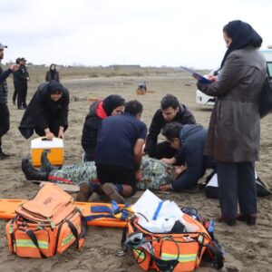 نخستین مسابقات مهارتی طب رزم نداجا در رشت برگزار شد