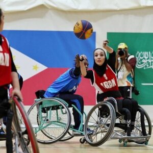 تیم بسکتبال با ویلچر سه نفره دختران نایب قهرمان شد