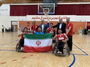 تیم بسکتبال با ویلچر سه نفره پسران قهرمان شد