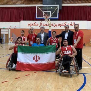 تیم بسکتبال با ویلچر سه نفره پسران قهرمان شد