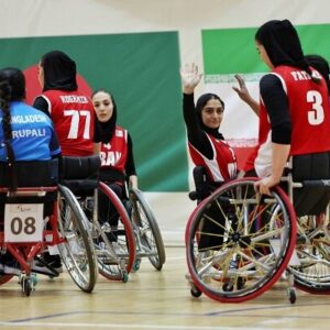 آذر همایونپور: دختران بسکتبال با ویلچر سه نفره برای طلا جنگیدند