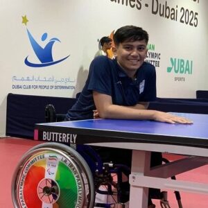 سومین برنز متوالی پاراتنیس روی میز توسط بنیامین‌ وحیدی