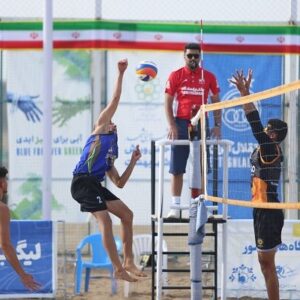 فینالیست‌های گروه یک در هفته دوم لیگ برتر والیبال ساحلی مشخص شدند