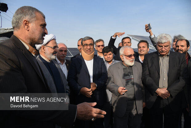 افتتاح نیروگاه خورشیدی به همت کمیته امداد امام خمینی(ره)
