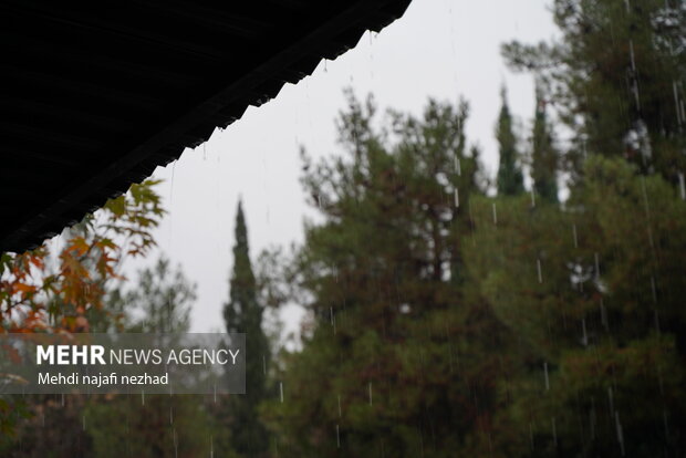 هوای زیبای بارانی شهر یاسوج