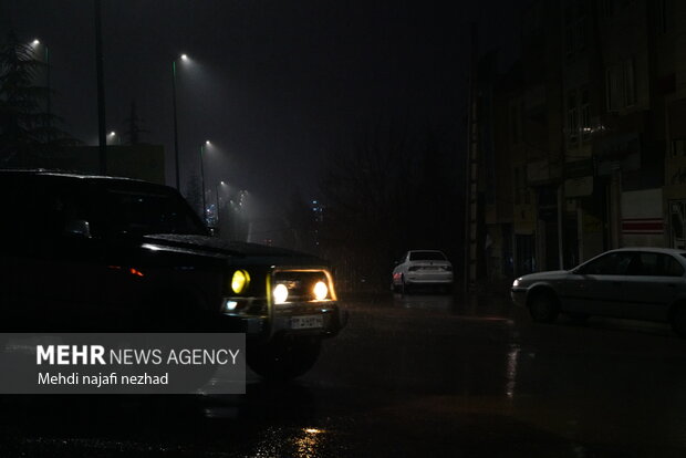 هوای زیبای بارانی شهر یاسوج